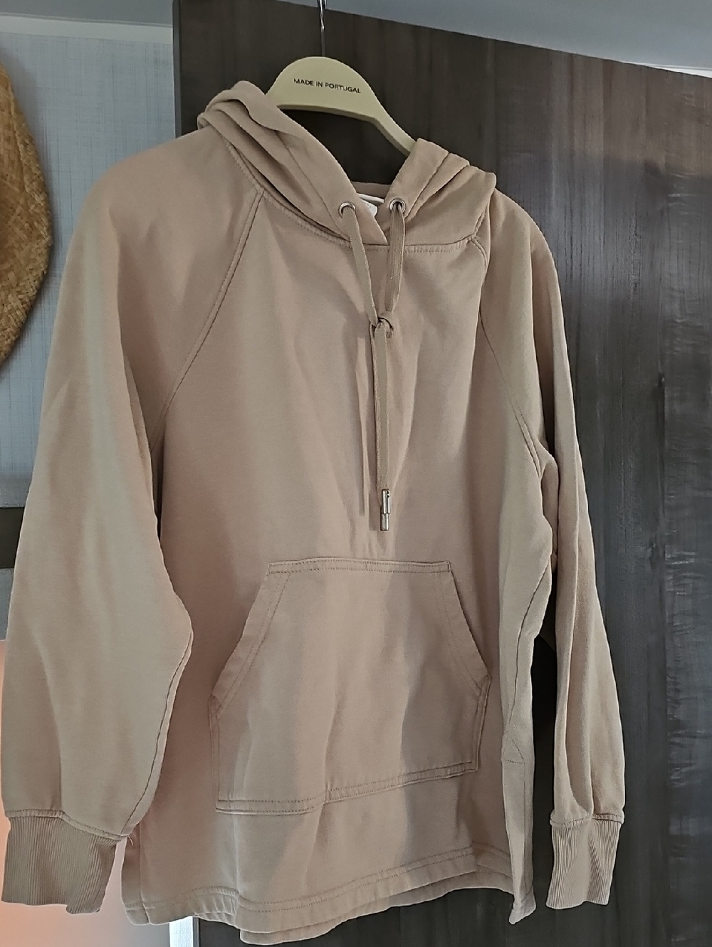 H&M Beige/Tan Hoodie Sweatshirt